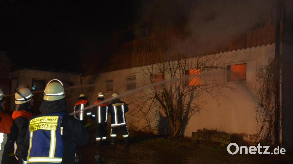 Die Feuerwehren Neualbenreuth, Tirschenreuth, Waldsassen, Hardeck, Querenbach, Mähring, Poppenreuth waren mit etwa 150 Helfern im Einsatz Bild: jr