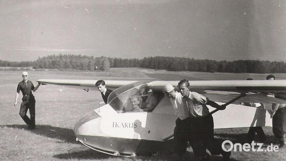 Das Schulungsflugzeug Doppelraab bauten Mitglieder der Flugsportgruppe in Eigenleistung auf. Archivbild: Archiv Luftsportgruppe Sulzbach-Rosenberg