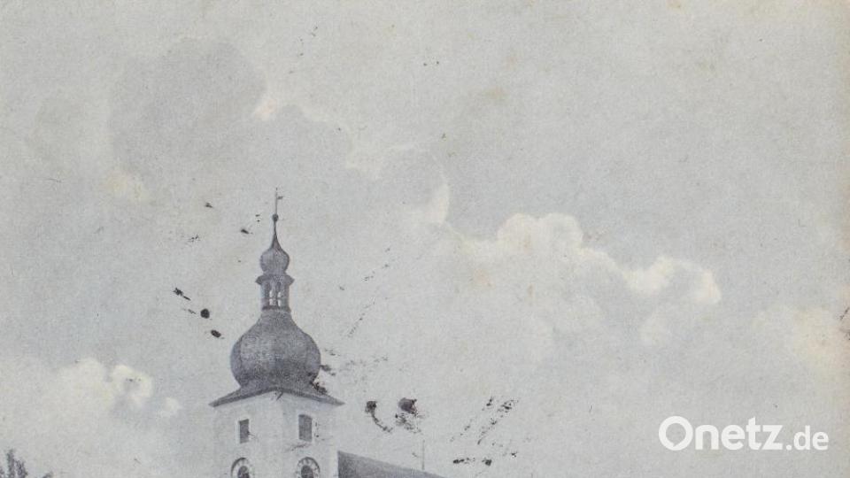 Das Foto zeigt die Ebnather Pfarrkirche um 1910. Damals wie heute ist sie der Stolz der Gemeinde und Pfarrei Ebnath. Repro: soj