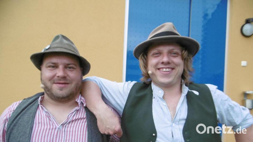 Super drauf waren Tom (links) und Basti aus Mauth im Bayrischen Wald bei ihrem Liveauftritt in Amberg. Bild: mma