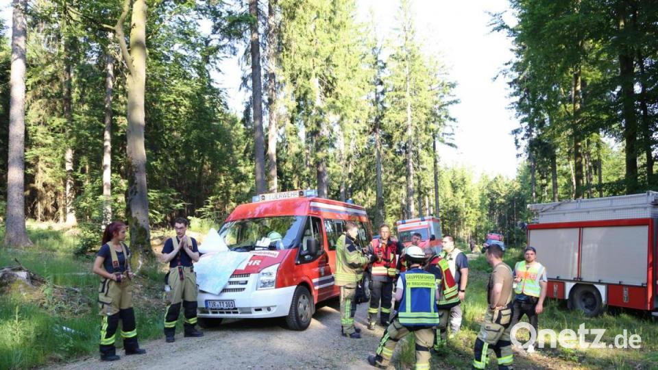 In der Nähe von Tirschenreuth ist am Donnerstag ein Flugzeug abgestürzt. Bild: rw