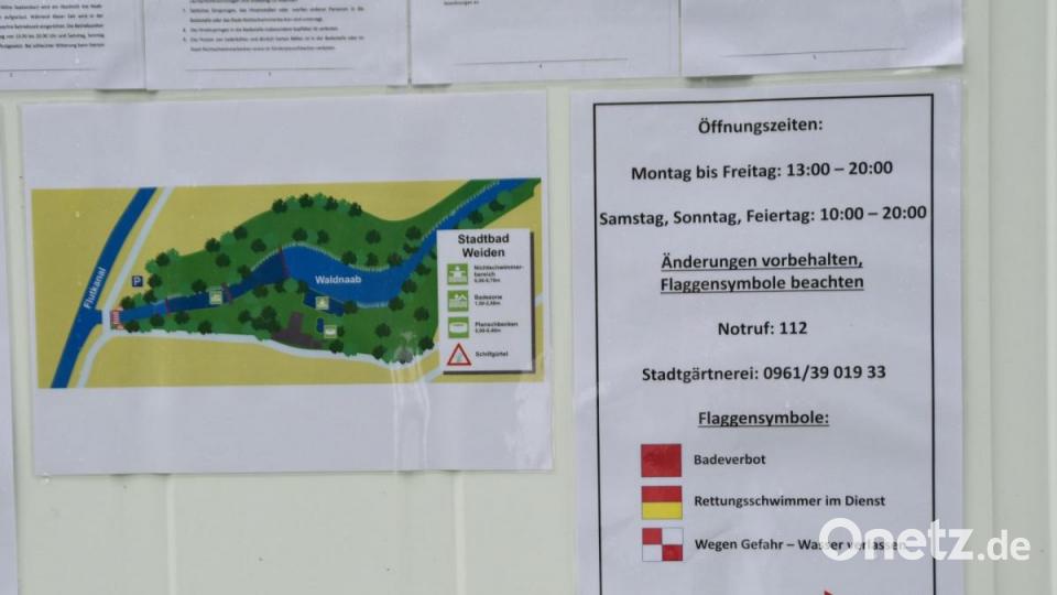 Die neue Badeordnung in der städtischen Freizeitanlage. Bild: hcz