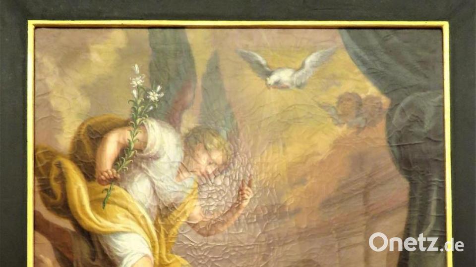 Ein Passionsbild in der Expositurkirche in Stein bei Plößberg. Bild: ubb