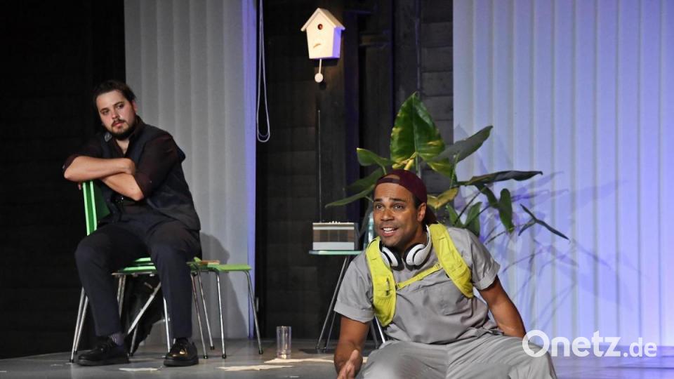 Zu Besuch bei der Generalprobe zur Oper &quot;Insomnia&quot; im Ringlokschuppen in Amberg. Bild: Petra Hartl