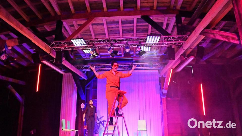 Zu Besuch bei der Generalprobe zur Oper &quot;Insomnia&quot; im Ringlokschuppen in Amberg. Bild: Petra Hartl
