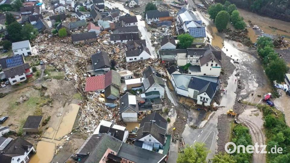 Die Hochwasserkatastrophe im Westen Deutschlands bringt Chaos, Verwüstung und Leid. Ihr Ausmaß kann noch nicht abgeschätzt werden. Bild: Christoph Reichwein/TNN/dpa