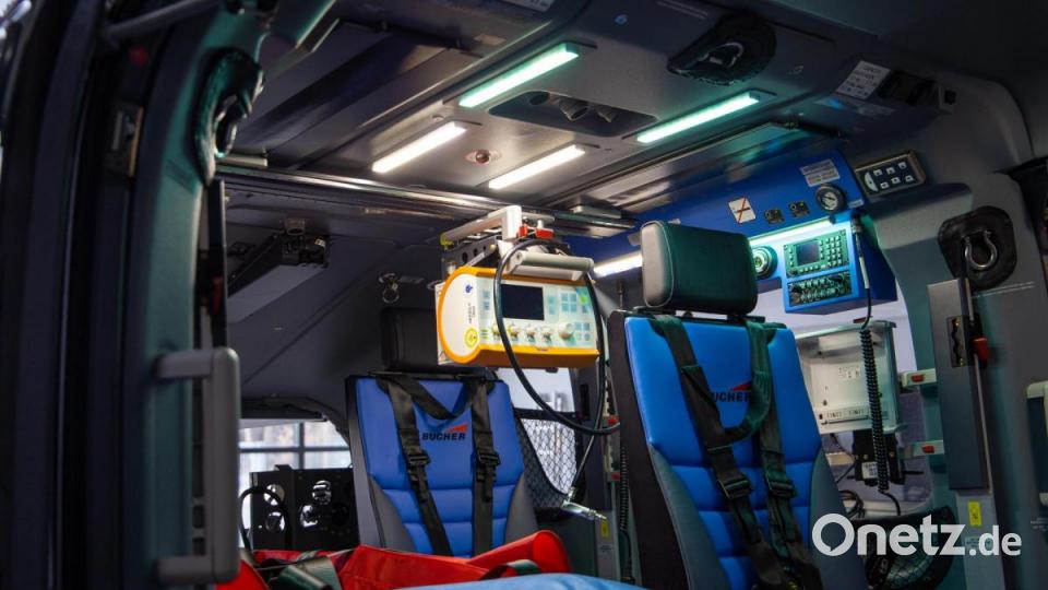 Der neue Rettungshubschrauber vom Typ H145 für die Notfallrettung in der nördlichen Oberpfalz. Bild: Mareike Schwab