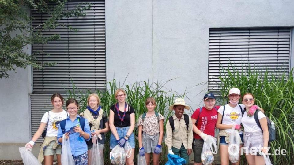 Zu den Jupfis (DPSG) und Pfadis (PSG) gehören Kinder im Alter von 9 bis 12 Jahren. Sie waren im Stadtgebiet im Einsatz. Bild: Andreas Brückmann