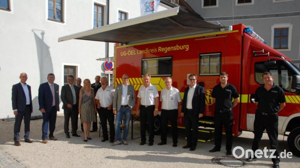 Der Bezirksfeuerwehrverband war bei dem Treffen ebenfalls vor Ort und informierte über seine Arbeit. Bild: pop