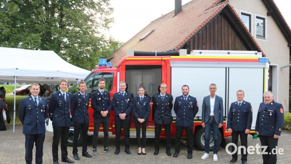 Verleihung der Anhänger für das Leistungsabzeichen. Bild: lei