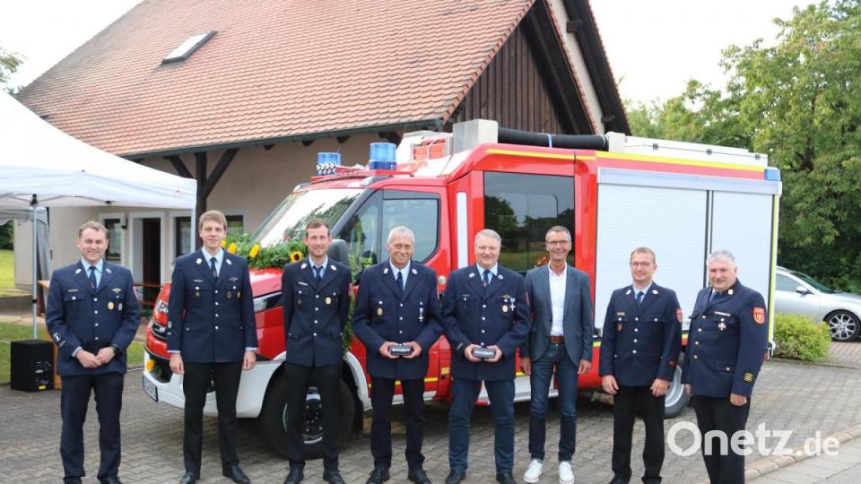 Die geehrten für 40 Jahre aktiven Dienst. Bild: lei