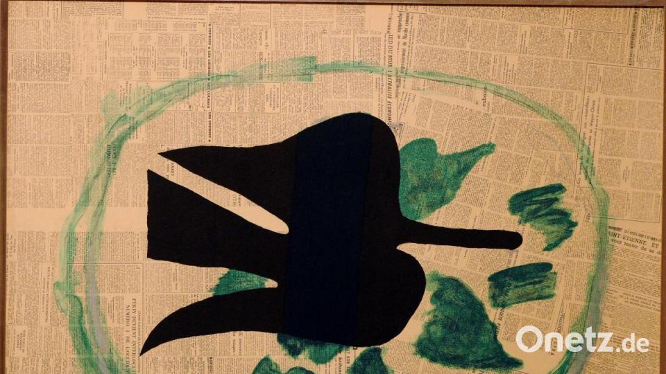 Eines der berühmtesten Werke von Georges Braque: „L’oiseau dans le feuillage“ (Der Vogel im Blattwerk) Bild: Stephan Huber