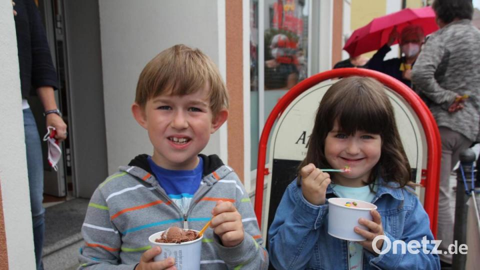 Auch diesen beiden schmeckt&#039;s. Bild: frd
