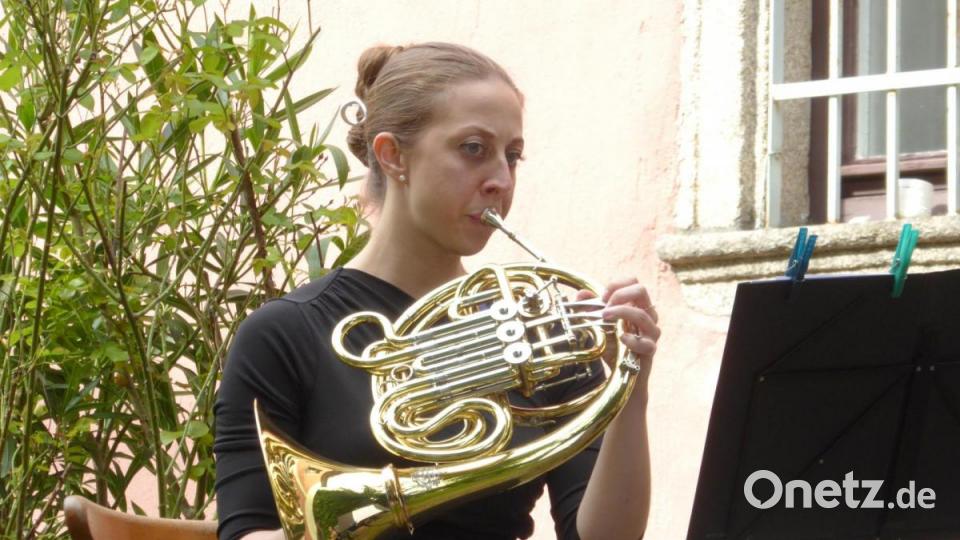 Hornistin Catherine Eisele Bild: fsb