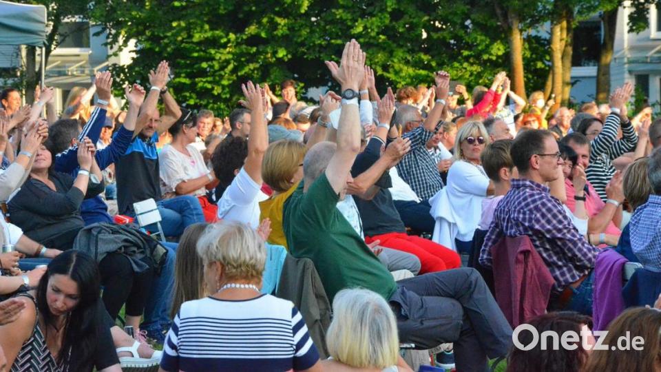 Die Stimmung war gut, das Wetter perfekt. Und eine Zugabe musste auch sein. Bild: Kunz