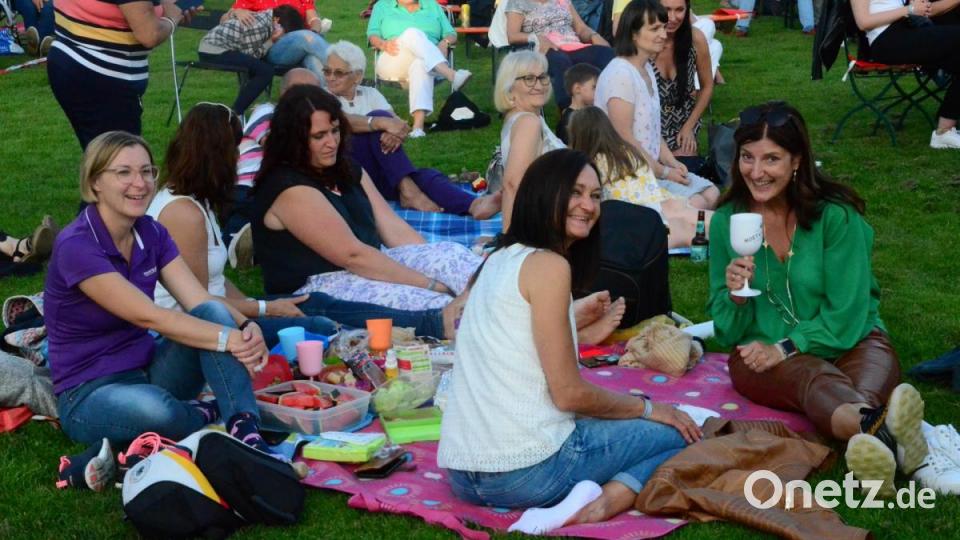 Picknick auf dem Rasen. Bild: Kunz