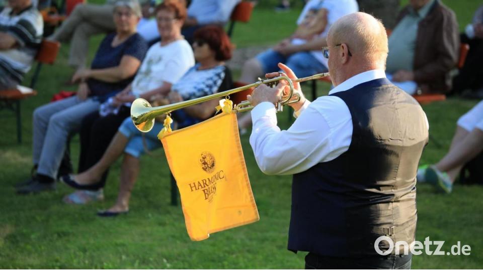 Hans Zellner an der Fanfare. Bild: njn