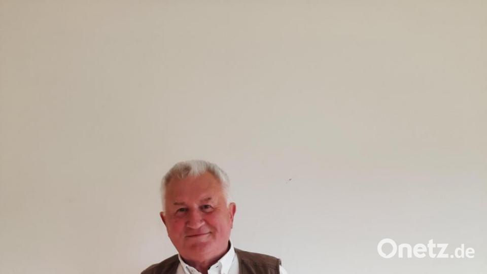 Michael Scharl ist seit 40 Jahren Mitglied im OGV. Bild: Gerda Eiber/exb