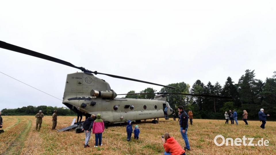 Gedenkfeier in Pegnitz: 50 Jahre nach dem Hubschrauber-Absturz an der Fischelhöhe. Bild: Ralf Münch