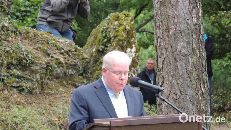 Gedenkfeier in Pegnitz: 50 Jahre nach dem Hubschrauber-Absturz an der Fischelhöhe. Bild: mor