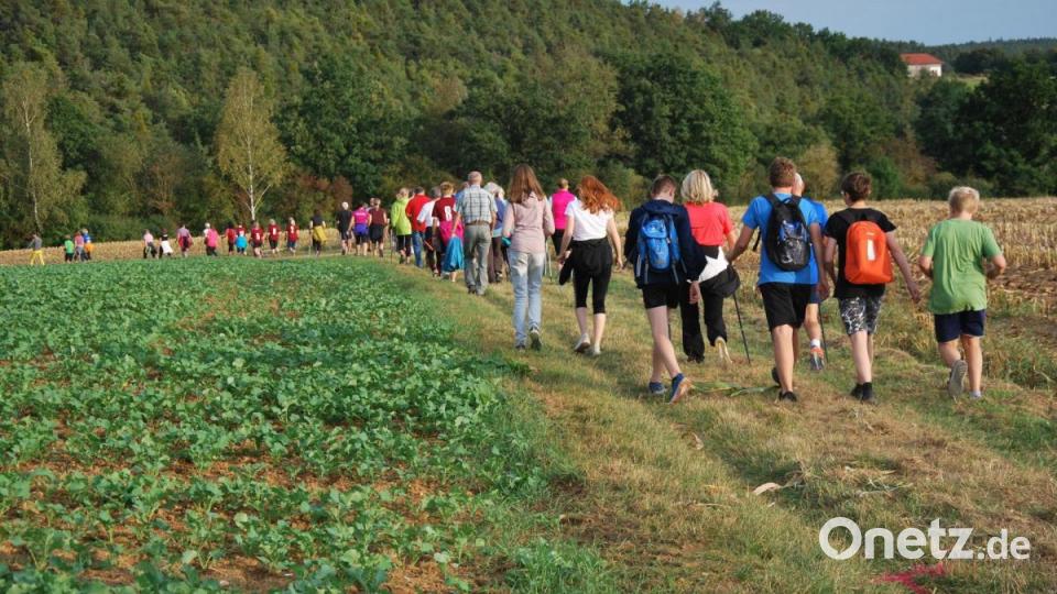 Kümmersbruck walkt zum ersten Mal bei einem gemeinsamen Event. Bild: gsp