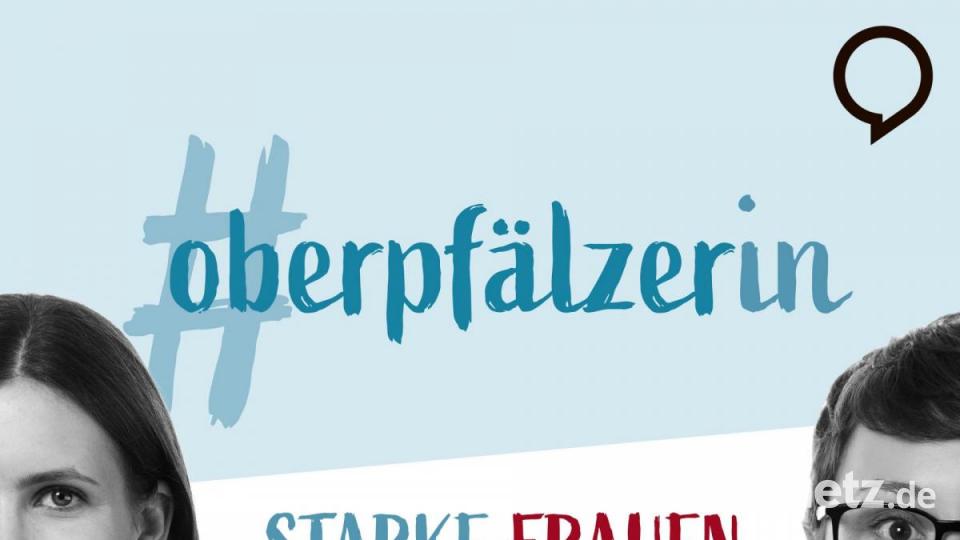 #Oberpfälzerin - starke Frauen, starke Stimmen heißt der Podcast der beiden Redakteurinnen Miriam Wittich (links) und Stephanie Wilcke. Grafik: Christian Gold