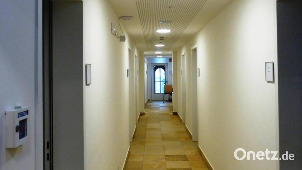 Ein Blick in das Innere des bereits fertigen Gebäudeteils. Bild: jp