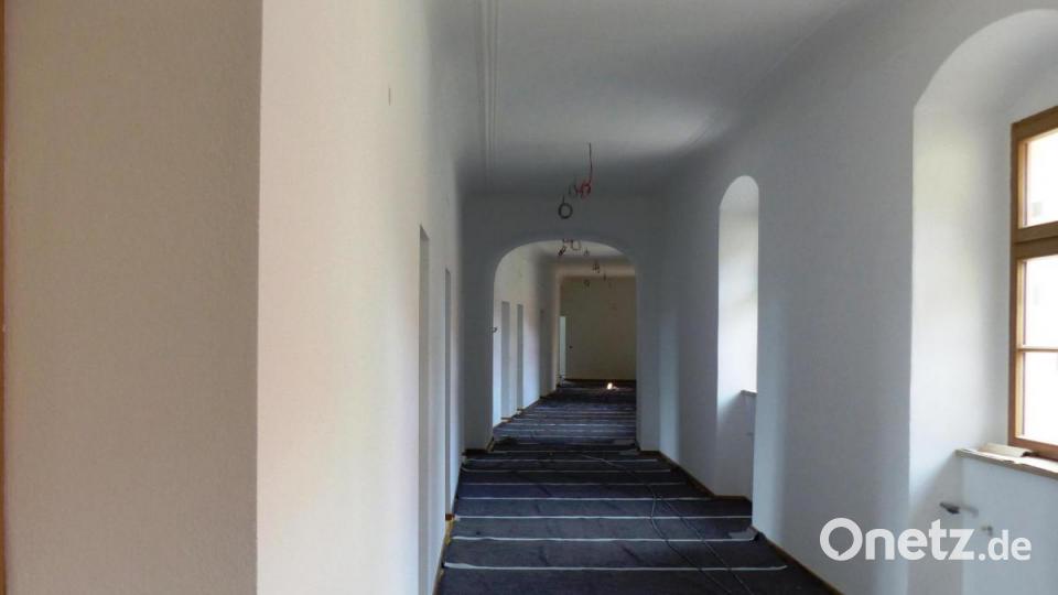 Ein renovierter Wohngang im Südflügel des Gebäudes. Bild: jp