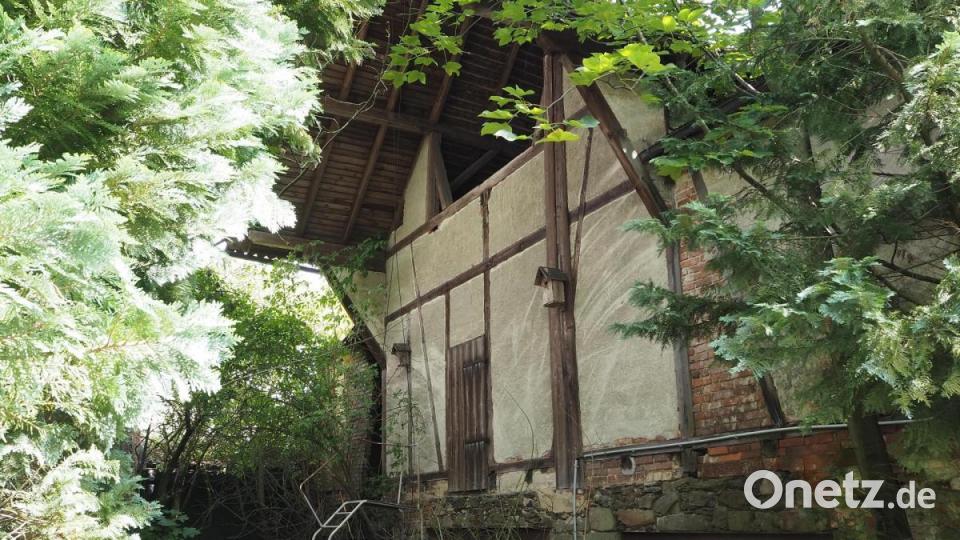 Hier an der Rückseite der Scheune wurde das Heu per Aufzug auf den Dachboden gebracht. Bild: bl