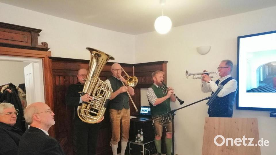 Die Winklarner Wirtshausmusikanten lockerten die Vorträge mit Musikstücken auf. Bild: anv