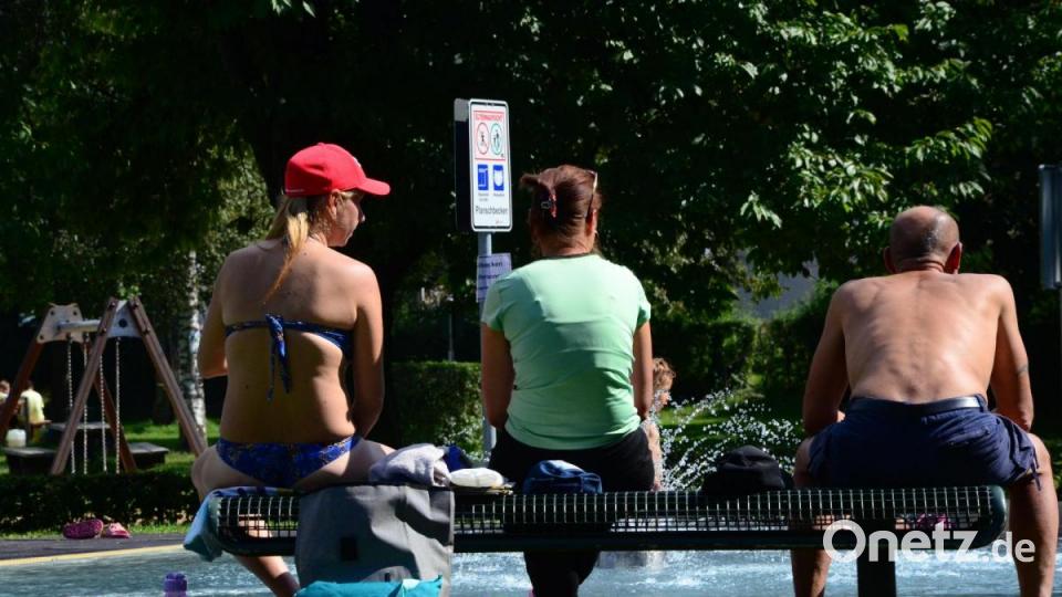 Sonnenbad im Stadtbad. Bild: Kunz