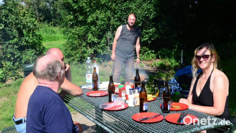 Grillfest im Stadtbad. Bild: Kunz