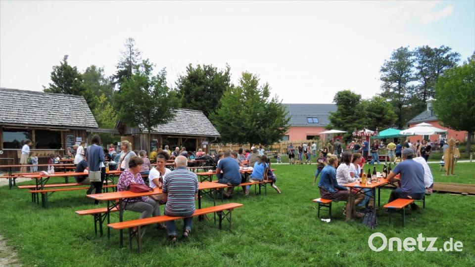 So schaut ein richtig schöner Kinder- und Familientag im Geschichtspark Bärnau aus. Viele Familien haben das während der strengen Coronaregeln im Lockdown vermisst und genossen den schönen Tag im Freilandmuseum. Bild: ubb