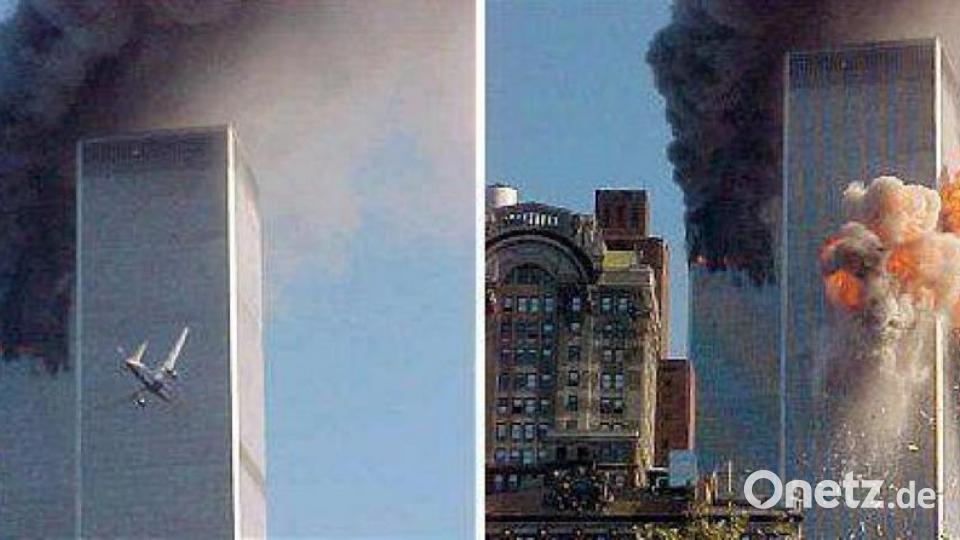 Die Bilder der Internetseite des Pentagons zeigen, wie der zweite Jet auf den zu diesem Zeitpunkt noch unversehrten zweiten Turm des World Trade Centers in New York zusteuert und ihn in einem Feuerball trifft. Archivbild: Pentagon/dpa
