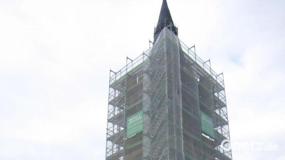 Der Turm der Nikolauskirche. Bild: gm