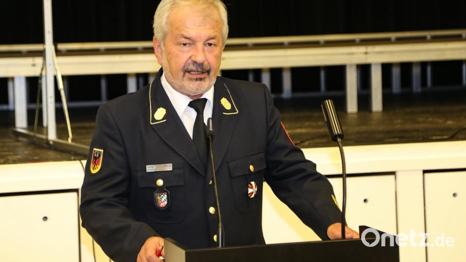 Bezirksvorsitzender Fredi Weiß sieht die Feuerwehren in der Oberpfalz gut aufgestellt. Bild: Roland Wellenhoefer