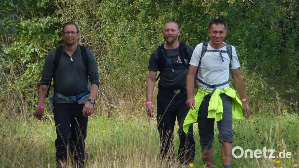 Ein Dreier-Trupp auf der Strecke. Bild: mfh