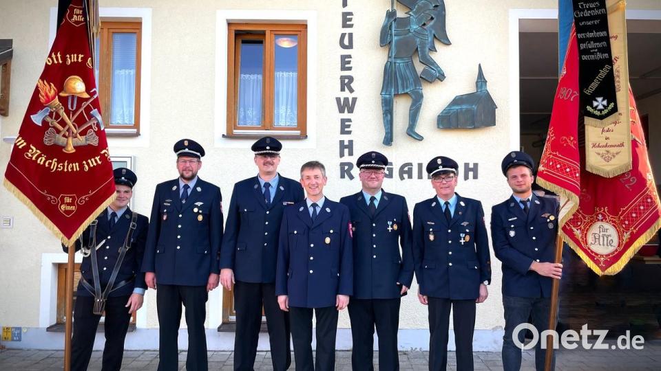 Patenbitten der Feuerwehr Hohenkemnath in Gailoh. Bild: Fabian Schildbach