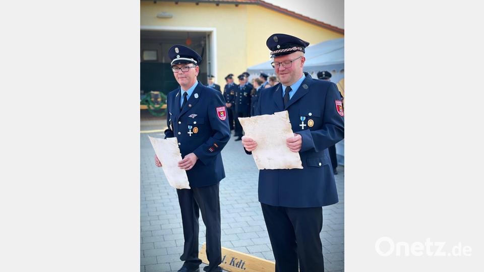 Patenbitten der Feuerwehr Hohenkemnath in Gailoh. Bild: Fabian Schildbach