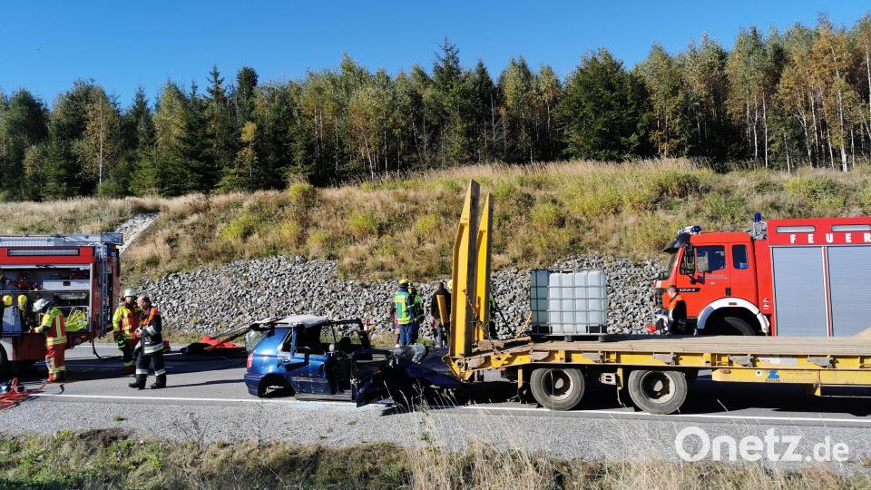 Einsatzübung auf der B 299 bei Erbendorf Bild: Roland Wellenhöfer