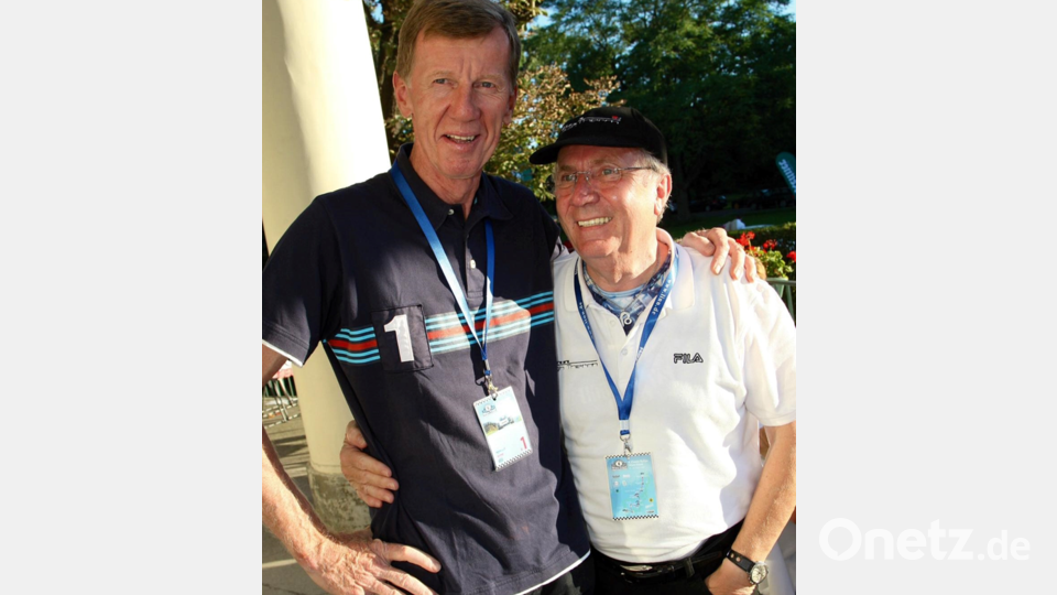 Horst Linn senior (rechts) mit einem seiner besten Freunde, der Rallyesportlegende Walter Röhrl. Jetzt ist der Unternehmer mit 77 Jahren gestorben. Bild: Familie Linn