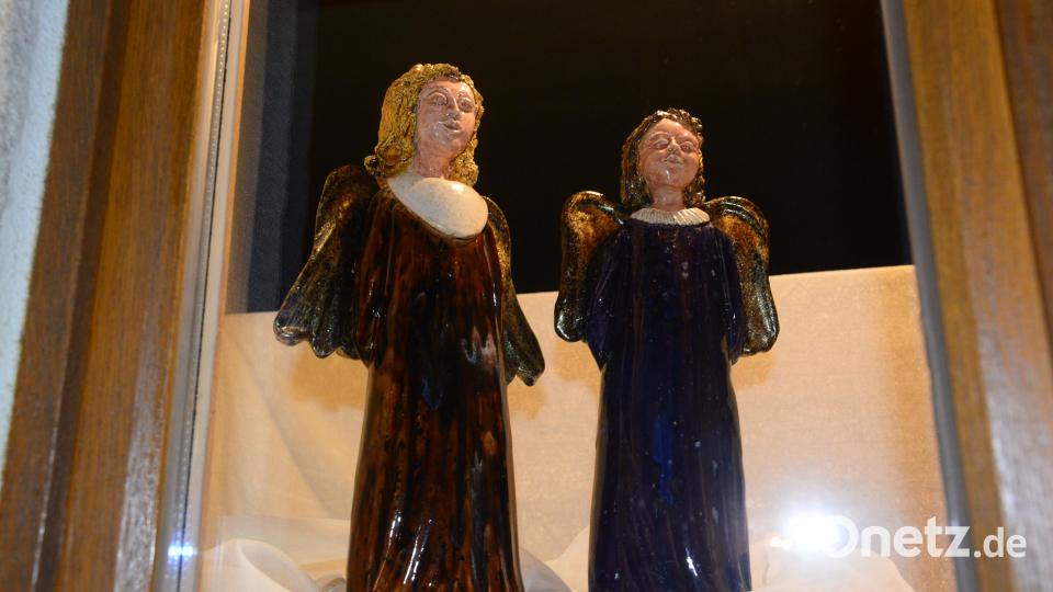 Werke von Gerda Gillitzer können erworben werden, der Erlös geht an die Kinderkrebshilfe Oberpfalz, Region Nord. Bild: bey