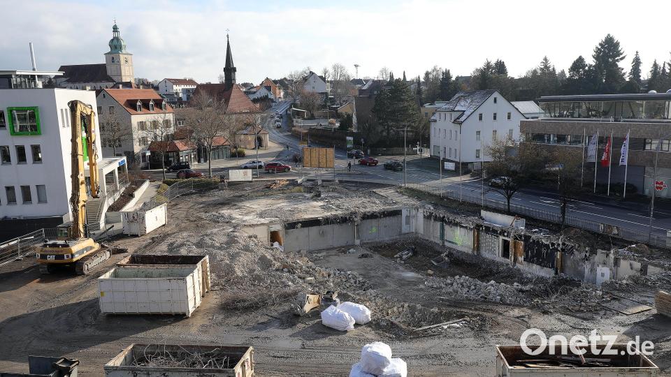 Hier entsteht Platz für das neue Dienstleistungszentrum. Bild: Wolfgang Steinbacher