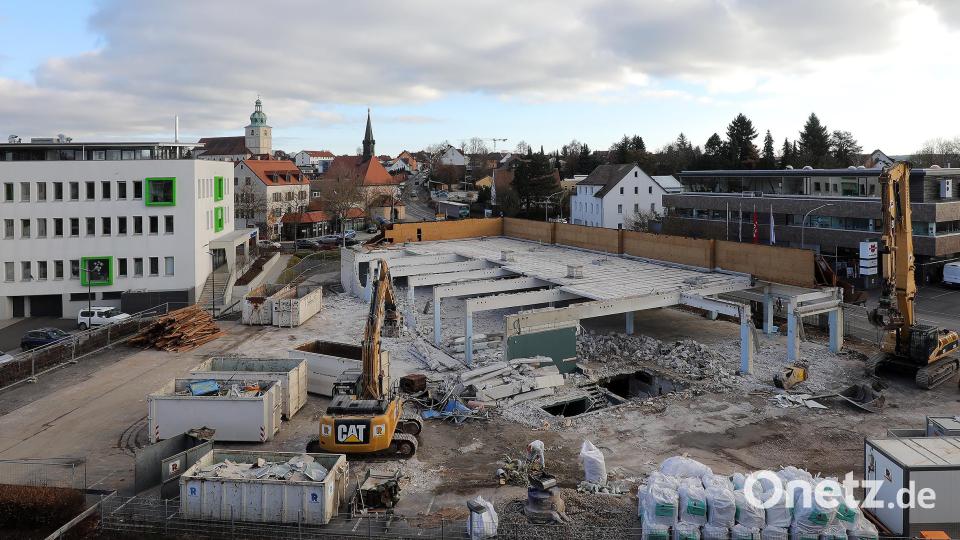 Auf dieser Fläche entsteht das neue Dienstleistungszentrum. Bild: Wolfgang Steinbacher