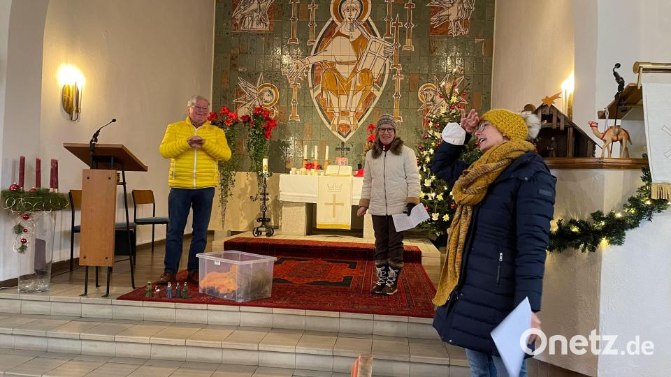Die evangelische Kirchengemeinde inszenierte ein Krippenspiel voller Ideen. Bild: wgw