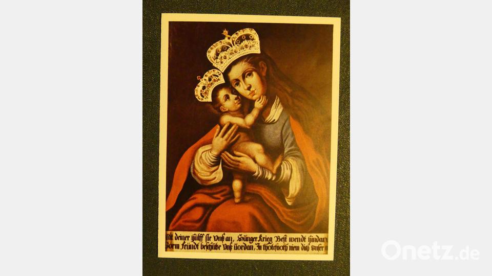 Kleinod der Kirche ist das Gnadenbild Maria Hilf, eine Kopie des Maria-Hilf-Bildes von Lukas Cranach. Bild: rn