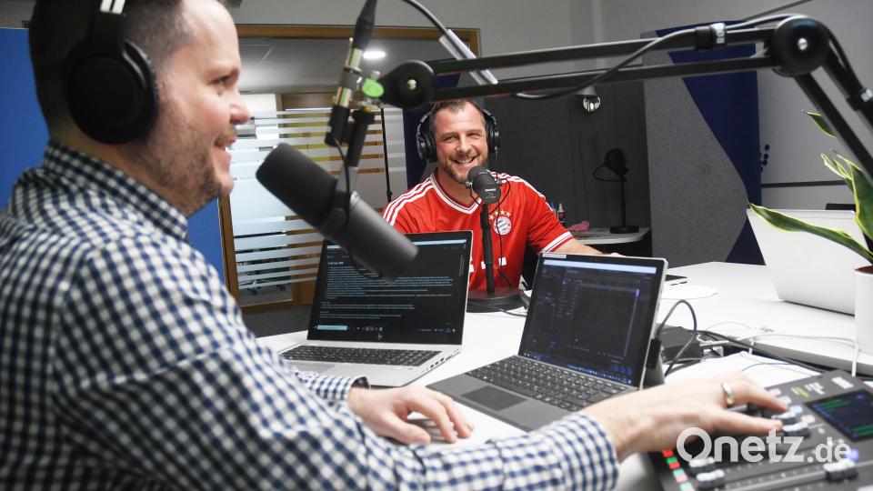Huberth Rosner im Podcast-Studio von Oberpfalz Medien Bild: Gabi Schönberger