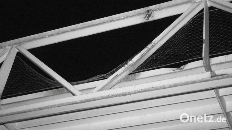 An der Brücke wurden dabei Metallstreben und das Geländer beschädigt. Bild: nic