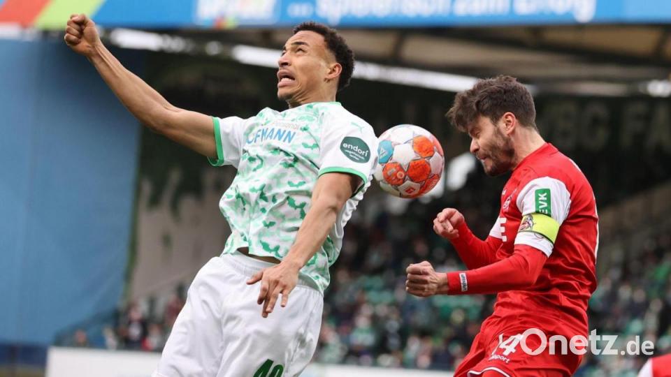 Die SpVgg Greuther Fürth und der 1. FC Köln trennten sich 1:1. Bild: Daniel Karmann/dpa