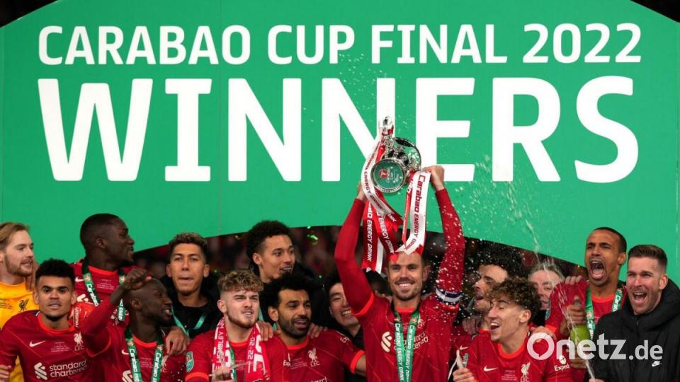 Der Ligapokal-Sieger des Jahres 20222 ist der FC Liverpool. Bild: John Walton/PA Wire/dpa